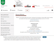 Tablet Screenshot of bip.pruszcz.pl