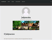 Tablet Screenshot of jedyneczka.pruszcz.com